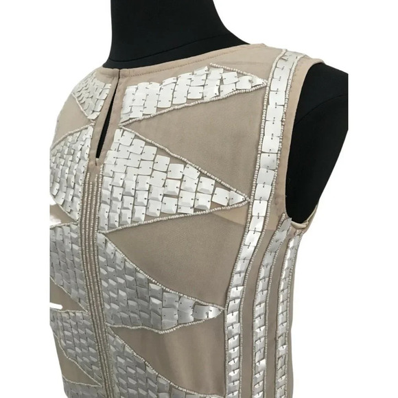 Embellished Sleeveless Tunic Sequin Top - Picture 2 of 5